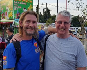Fast friends Jon Walsh & me